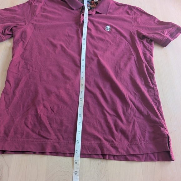 Robert Graham Magenta Polo with Skull Detail - Picture 8 of 11
